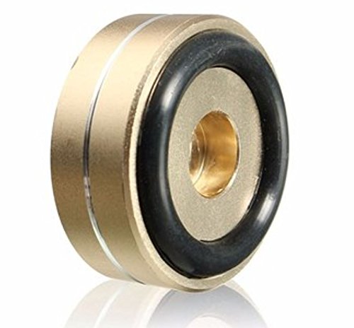 4Pcs 40X15Mm Isolation Speaker Stand Base Turntable Golden Feet Pad By Advancedshop #TOP5