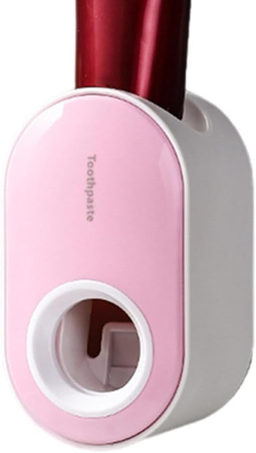 Toothpaste Dispenser Wall Mounted, 2pcs Toothpaste Dispenser, Automatic Toothpaste Squeezer Dispenser for Kids and Adult, No Punch Toothpaste Squeezer