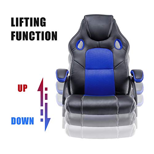 play-haha-Gaming-Chair-Racing-Style-Office-Swivel-Computer-Desk-Chair-Ergonomic-Conference-Chair-Work-Chair-with-Lumbar-Support-PU-Leatherwith-Adjustable-Task-Chair-Gas-lift-SGS-tested