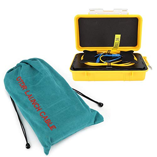 OTDR Extension Cable 1km, Fiber Optic OTDR Launch Cable Box OTDR Graph Text Report Fiber Ring SC/UPC-SC/UPC SM 1km