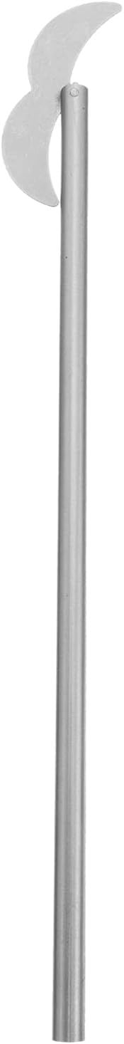 iplusmile Stainless Steel Mixing Paddle 10.23 Inch Laboratory Stirring Rod Chemistry Experimental Stirrer Acid Alkali Resistant for Scientific Research