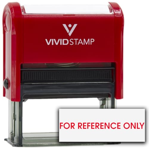 for Reference Only Self Inking Rubber Stamp (Red Ink) - Large