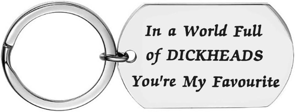 ShiQiao Spl Boyfriend Christmas Birthday Gifts for Him Funny Gifts for Men Gag Gifts for Husband Keyring