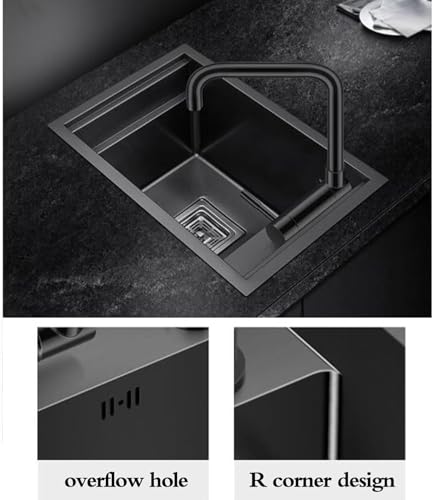 Fregadero invisible para cocinas pequeñas con cuenca de encimera funcional 5