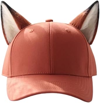 Fox Ears Baseball Cap Cute Animal Sun Hats Men Women
