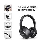 RUNOLIM Hybrid Active Noise Cancelling Over Ear Bluetooth Headphones with Microphone, 70H Playtime, Foldable Headphones with HiFi Audio, Deep Bass for Home, Travel, Office - Image 4