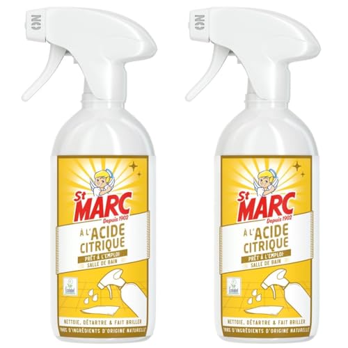 St Marc 2 pistolas de ácido cítrico listas para usar, 500 ml