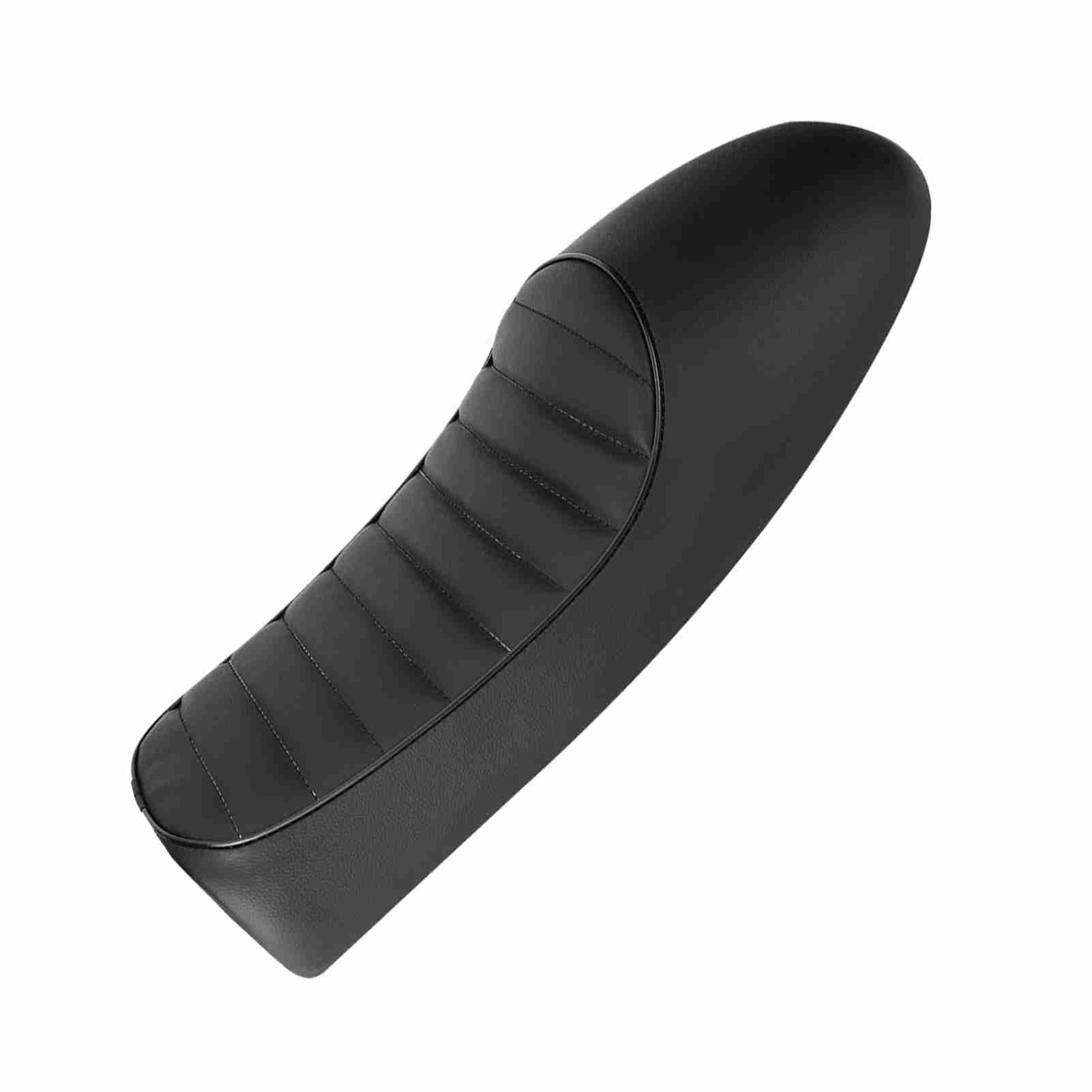 Tonysa Motorcycle Seat Flat Saddle, PU Leather Cushion (B Type)