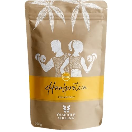 ÖLMÜHLE SOLLING - BIO Hanfprotein teilentölt , Proteinreiches Hanfprotein, ideal für die vegetarische oder vegane Ernährung oder für Sportler , Inhalt: 500 g ÖLMÜHLE SOLLING - BIO Hanfprotein teilentölt , Proteinreiches Hanfprotein, ideal für die vegetarische oder vegane Ernährung oder für Sportler , Inhalt: 500 g