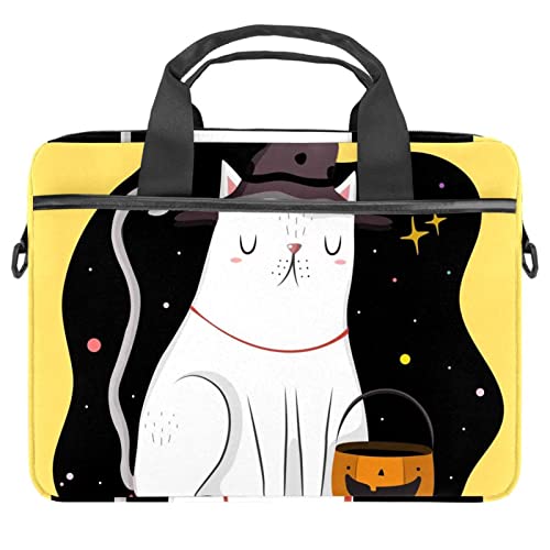 Sacoche pc portable 13 pouces chat étoilé housse ordinateur 13.3 bandoulière 14