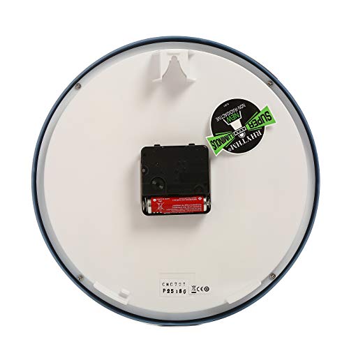 Image of Rhythm Glow In The Dark Analog Wall Clock[24.0X24.0X4.5Cm]