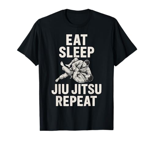 Eat Sleep Jiu Jitsu Repeat Camiseta