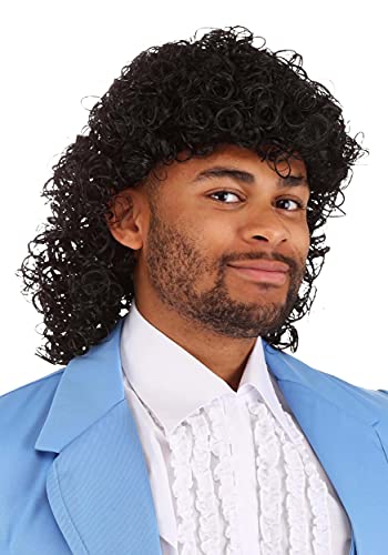 Perruque Randy Watson boucles volumineuses style rétro Coming to America standard