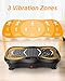 Vibration Plate Exercise Machine with LCD Display, 5 Preset Modes, 99 Speed Levels, Resistance Bands, Remote Control