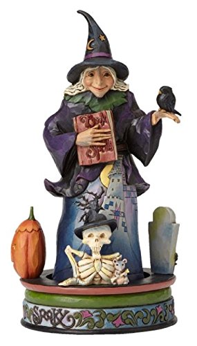 Jim Shore Enesco The Wicked Witch with Rotating Creepy Characters