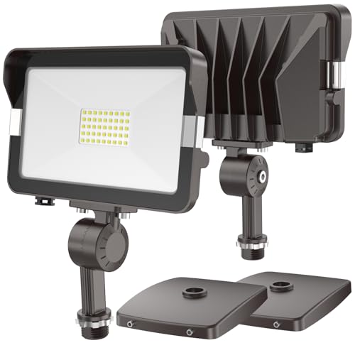 HYPERLITE 30W Flood Lights Outdoor 2 Pack, LED...