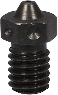 1piece Hardened Steel Nozzle M6 Thread Nozzle 0.8mm for 1.75mm V6 Hotend Prusa i3 MK3 MK2 Printing PEI PEEK or Carbon Fiber Filament use (0.8mm)