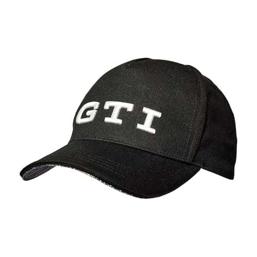 Volkswagen 3A4084300A041 Baseballkappe Cap Baseballcap Mütze Basecap, schwarz, mit GTI Schriftzug
