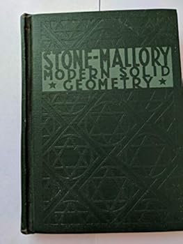 Hardcover Modern Solid Geometry Book