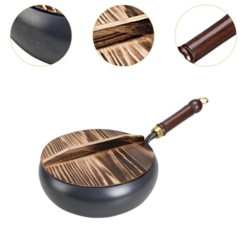 Wok de hierro de 11'' para cocina a gas multifuncional miniatura 2