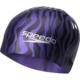 Speedo Hydro Tribe Silicone Cap Purple 1SZ