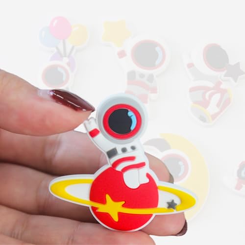 Imán decorativo astronauta creativo para refrigerador miniatura 4