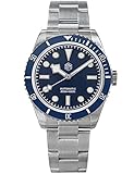 San Martin Uhren für Herren, 6200 automatische Taucheruhren NH35 Uhrwerk Herrenuhr 38 mm limitierte Auflage SN004 Saphirleuchtend, 20 Bar, präzise Zeitmessung, Taucherarmbanduhren