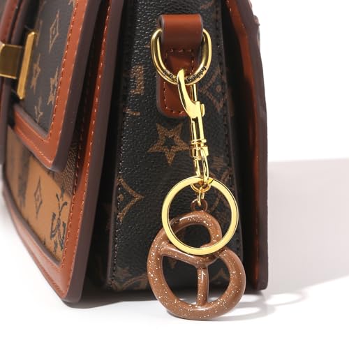 Image of Pretzel Bag Charm Keychain for Women - Key Chain,Cute Purse Handbag Accessories - Women's Trend Jewelry Gifts