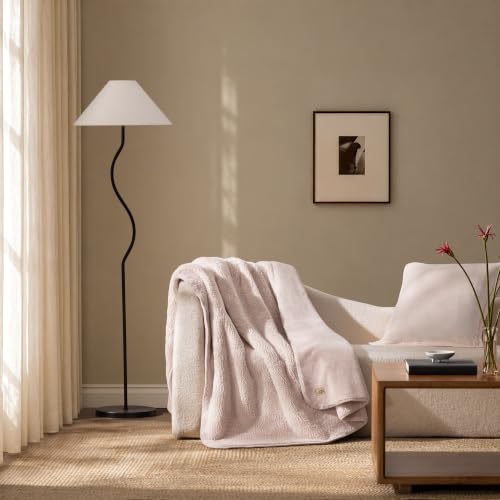 UGG Whitecap Throw Blanket, Soft Fleece Blanket, 50" x 70", Quartz Pink - image 8
