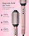 Brightup 5 in 1 High-Speed Hot Air Styler, 1400W Powerful 120000RPM Hair Dryer Brush, Negative Ions Thermal Brush, Cool Shot Button, Curler, Volumizer, Straighter, No Heat Damage, with Travel Bag