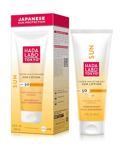Hada Labo Tokyo Sun Body Lotion, SPF 50, 200ml (Pack of 1)