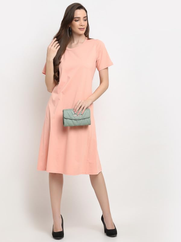 Image of Women's A-Line Cotton Midi Dress