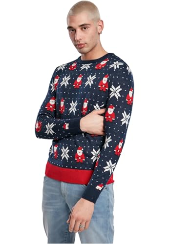 Sweater Nicolaus and Snowflakes Urban Classics idéal pour vos soirées au coin du feu