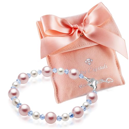 Personalized Birthstone Bracelets for Girls, Sterling Silver Initial Charm Bracelet, Matching Mommy and Me, Birthstone Jewelry for Babies and adults – Custom Bracelets Alphabet Letters