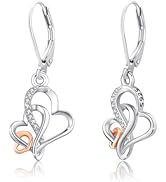 Stern Ohrringe MEDWISE Mondstein/Opal Ohrringe – 925 Sterling Silber, Achtzackiger Stern Mit Zirkonia Für Frauen Hypoallergener Schmuck Valentinstag