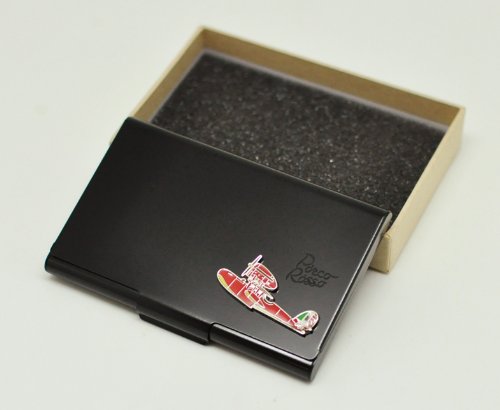 紅の豚　名刺入れ　カードケース　ジブリ メタルケース ジブリ 紅の豚 メタルカードケース 名刺入れ ブラック グッズ