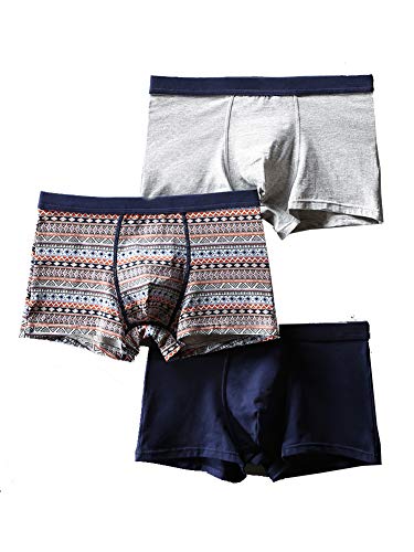 HerrenunterwäSche, Baumwolljacke, Jugend Boxer, Calça de cintura média tamanho grande, 3GG