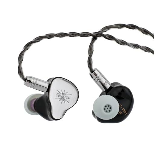 Monitor d'orella Linsoul Kiwi Ears KE4, auriculars híbrids 2DD+2BA, auriculars per a jocs, IEM amb cable HiFi, amb cable IEM desmuntable per a músics audiòfils (plata)
