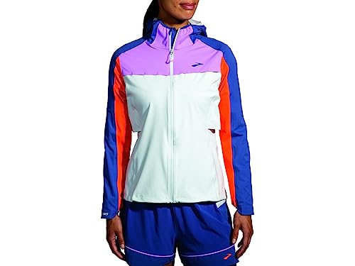 Veste imperméable Brooks High Point pour femme conçue pour le trail running technique