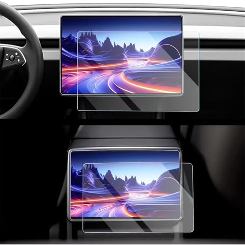 Verre trempé Tesla Model Y 2025 ultra résistant anti rayures pour écrans LCD