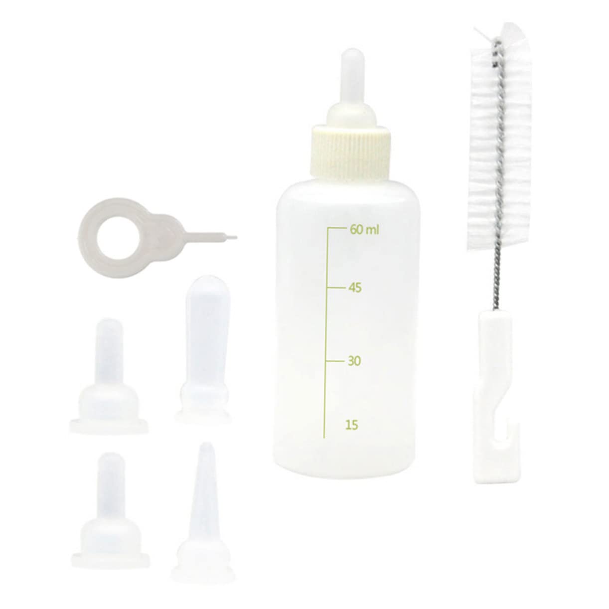 GRIRIW 1Set Pet Feeding Bottles Nursing Bottles for Puppies and Kittens Lightweight and Portable Milk Safe for Newborn Small Animals