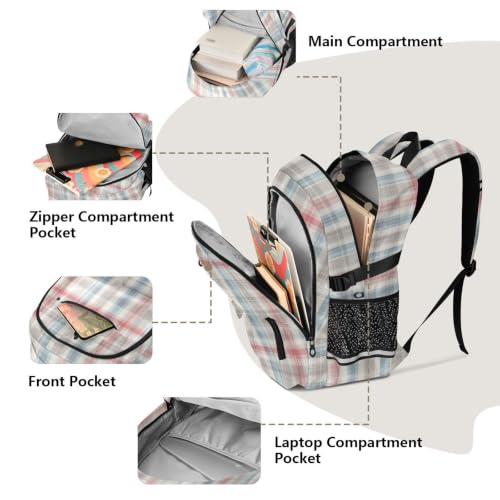 Mochilas de viaje para laptop de 44.5 cm que alivian la carga de la espalda 5
