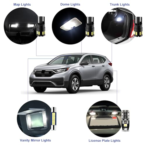 Kit de luces LED interior para Honda CRV 2013-2021 miniatura 3