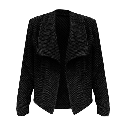Blazer court pour femme veste élégante automne manche longue
