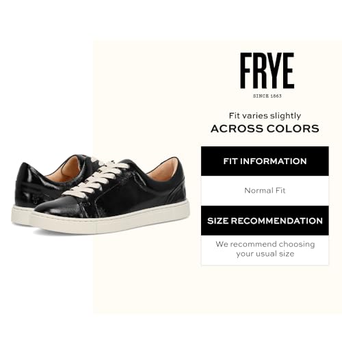 Image of Frye Ivy Low Lace Sneakers for Women - Removable Footbed Shoes - Leather Womens Casual Shoes - Crafted from Soft, Vintage Italian Leather with Removable Molded Footbed