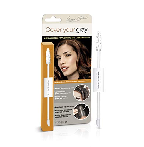 Cover Your Gray 2-in-1 Mascara Wand & Sponge Tip Applicator, Light Brown/blonde, 0.5