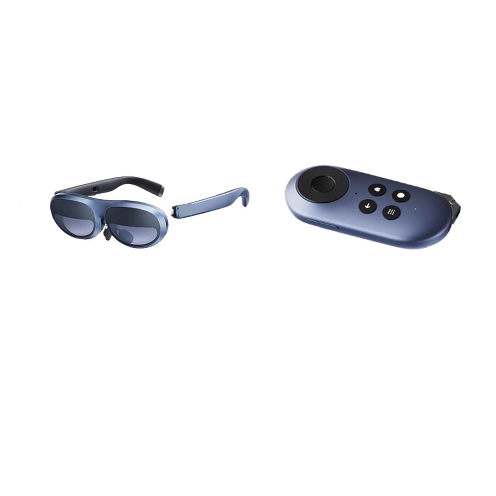 Gafas Inteligentes AR 3D, Pantalla Micro OLED de 215 Pulgadas, visualización FoV de 50 ° para teléfonos/Switch/PS5/Compatible con Xbox/PC VR Todo en uno