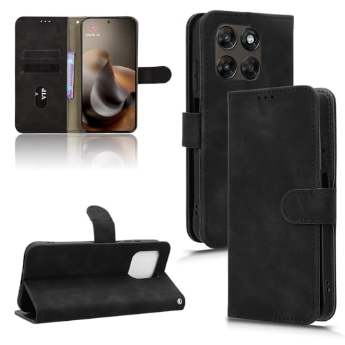 Wallet Case for Motorola Moto G77 5G Case with Card Holder,Flip Case PU Leather Phone Wallet Case with Wrist Strap Shockproof Pr