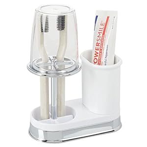 mDesign Plastic Toothpaste and Toot...