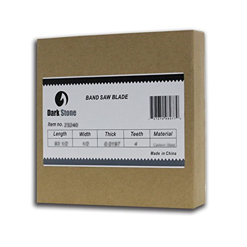 Dark Stone Band Saw Blade 62 Inch (62 X 1/2 X 4Tpi, High-Carbon Steel) #TOP1